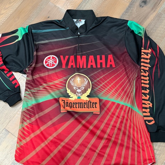 Gemini JAGERMEISTER JAGER YAMAHA 1/4 Zip FIshing Outdoor Shirt Jacket The Stag - Picture 6 of 8